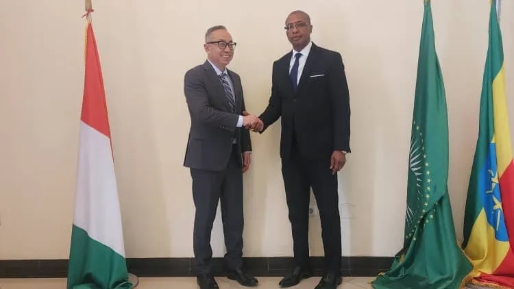 Présidence du CPS : L’Ambassadeur échange avec l’Envoyé spécial de l’ONU pour la Corne de l’Afrique